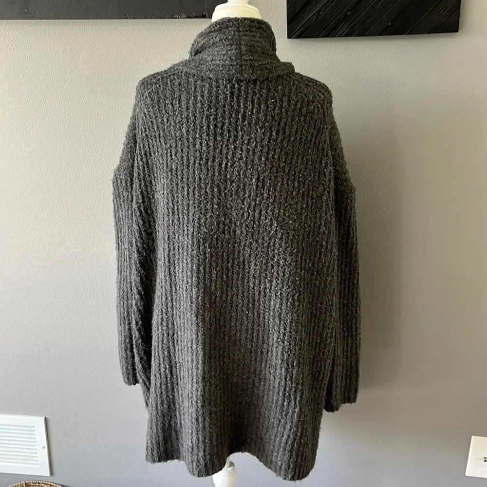 J.Crew Open Front Wool Blend Cardigan Gray